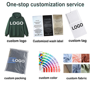 Pullover Y2K Autunno Inverno da 500g <span class=keywords><strong>con</strong></span> Doppio <span class=keywords><strong>Cappuccio</strong></span> <span class=keywords><strong>e</strong></span> <span class=keywords><strong>Cerniera</strong></span>, <span class=keywords><strong>Felpa</strong></span> da <span class=keywords><strong>Uomo</strong></span> <span class=keywords><strong>con</strong></span> Spalle Scivolate - Product Image 5