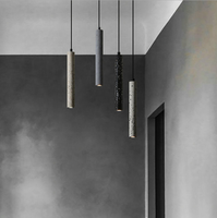 Éclairage moderne Pendentif Lampe Luminaires Pendentif Pendentif Décoratif En Béton Léger Nouveau Design Terrazzo Lampe