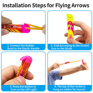 Hélicoptère lumineux LED flottant à catapulte, jouet lumineux pour enfants, idéal pour les fêtes néon - Vente chaude - Product Image 4