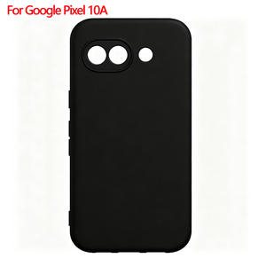 Funda Protectora de TPU Mate al por Mayor del Fabricante, Funda Protectora de Silicona para Teléfono Móvil con Parte Trasera Esmerilada para <span class=keywords><strong>Google</strong></span> Pixel 10A Negro - Product Image 2