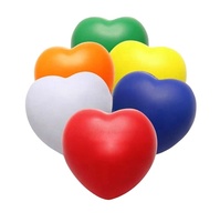 Balles anti-stress personnalisées en forme de cœur pour la Saint-Valentin ou la Semaine des infirmières - Cadeaux relaxants pour fêtes et jouets à presser