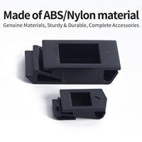 Loquet à bascule NIWO DK725-1 en plastique - Pièce de protection de sécurité pour armoires et équipements industriels