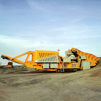 Concasseur mobile VSI pour sable 260 TPH pour carrière de granit à faible consommation de diesel
