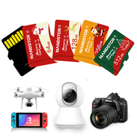 Tarjeta de Memoria TF SD con Logotipo Personalizado OEM, MOQ Bajo, 2GB-512GB, Clase 10, Tarjeta de Almacenamiento Portátil para Teléfono Inteligente, Cámara, GPS, Regalo de Navidad OEM