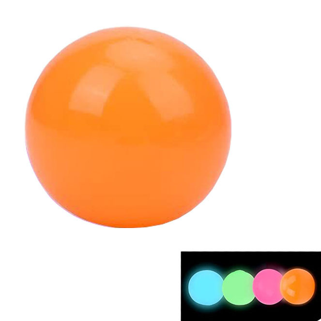 4 Palline Da Golf Fluorescenti Glow In The Dark - Senza LED, Doppio Strato Fluorescente, Morbide Al Impatto, Ideali Per Golf Notturno - 3