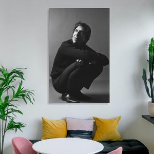 Leonard Cohen Retro cantante retrato lienzo pared arte personalizado pintado a mano figura famosa para decoración del hogar dormitorio Póster - Product Image 5