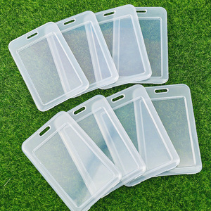 Porte-badge horizontal transparent en PP pour étudiants et personnel scolaire, avec logo personnalisé, vente en gros - Product Image 2