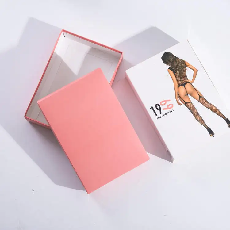 女性のビキニパジャマブラパジャマとランジェリーデザインの形状のための豪華なカスタムプリントアートペーパー包装ボックス