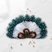 Plumes naturelles pour loisirs créatifs, accessoires de coiffure pour femmes, chapeaux, pinces à cheveux, bandeaux, fascinators, fleurs, décorations de mariage