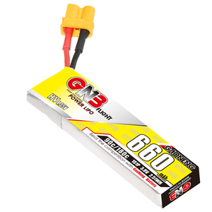 GNB สำหรับ 1S 3.8V HV 660mAh 90C XT30 แบตเตอรี่ลิโปอีแม็กซ์ นาโนฮอว์ก เอฟพีวี วูป ควอดส์ 300 รอบ 25C - Product Image 1