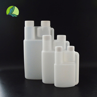 Flacon doseur double à double compartiment en plastique HDPE de laboratoire 100 ml, 250 ml, 500 ml, 1000 ml pour tests