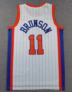 Nouveaux Styles 2026 – <span class=keywords><strong>Maillot</strong></span> <span class=keywords><strong>de</strong></span> Basketball Brodé et Cousu Unisexe <span class=keywords><strong>New</strong></span> <span class=keywords><strong>York</strong></span> <span class=keywords><strong>Knicks</strong></span> 11 Brunson – Ventes Flash et Haute Qualité - Product Image 1