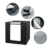 Arrière-plan pliable pour Studio Photo, boîte à lumière professionnelle de 45cm, tente de prise de vue 3 couleurs, avec stand Portable, pour la photographie