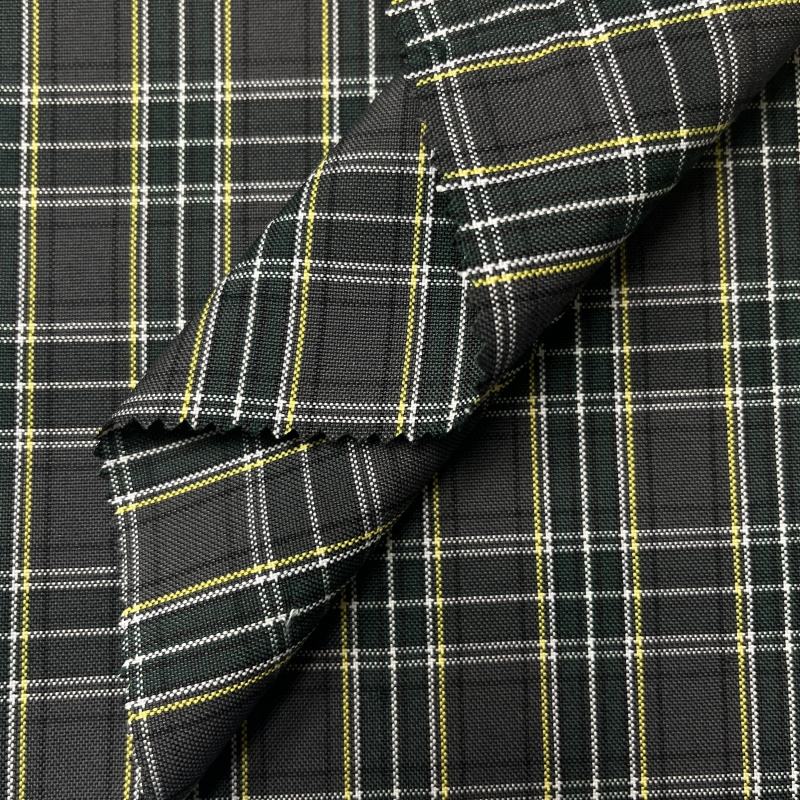 100% polyester tartan school uniform fabric