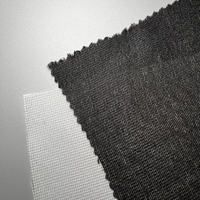 Vente en gros de tissu d'entoilage tissé tricoté en tricot polyester 40 g/m² 100%