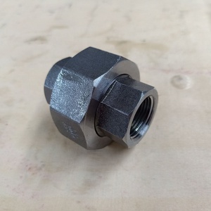 Trung Quốc Nhà sản xuất ASTM b16.11 Ống lắp A105 1 NPT <span class=keywords><strong>Union</strong></span> 3000 ống thép lắp <span class=keywords><strong>Union</strong></span> Class 3000 NPT - Product Image 5