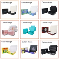 Boîtes d'expédition imprimées personnalisées boîte d'expédition biodégradable kraft petite boîte en carton ondulé brun recyclé pour l'emballage