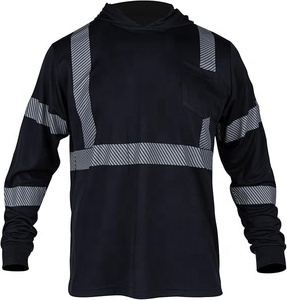 <span class=keywords><strong>Camiseta</strong></span> <span class=keywords><strong>de</strong></span> Seguridad con Capucha <span class=keywords><strong>de</strong></span> Manga Larga <span class=keywords><strong>de</strong></span> <span class=keywords><strong>Alta</strong></span> <span class=keywords><strong>Visibilidad</strong></span> Clase 3 para Hombre, Logotipo UPF 50, Protección Solar, Secado Rápido, Transpirable - Product Image 5