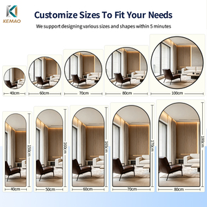 <span class=keywords><strong>Espejo</strong></span> de Pared Grande de Forma Irregular, Asimétrico, sin Marco, de Cuerpo Entero, para Decoración de Sala de Estar, Dormitorio o Entrada - Product Image 4