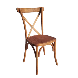 صليب خشبي ريفي فرنسي صلب بسعر الجملة حدث زفاف خارجي قابل للتكديس من أجل حفلات الفنادق - Product Image 4