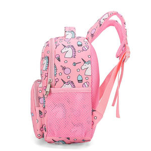 Sommer New Nylon Rucksack Korean Printed Student Cartoon Niedlich 1-4 Jahre alte Mädchen Rucksack Kinder tasche - Product Image 2
