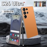 Ponsel Pintar S26 Ultra 22GB+2TB Berkualitas Tinggi Terlaris Grosir 5G S26 ULTRA Ponsel Android Smartphone