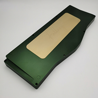 Clavier en aluminium CNC personnalisé pour fabricants avec services d'anodisation, sablage, gravure laser, électro-érosion à fil et perçage