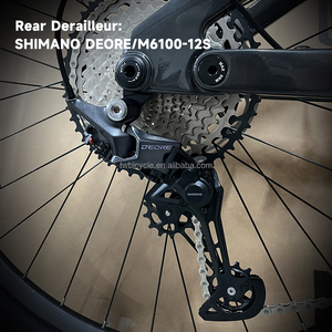 จักรยานไฟฟ้า Cyctrac Em19 ระบบกันสะเทือนเต็มรูปแบบ โครงคาร์บอน มอเตอร์กลาง 250w แบตเตอรี่ 720wh เกียร์ 12 สปีด จักรยานเสือภูเขา ระยะยุบ 145 มม. รุ่น Em19(m61) - Product Image 6