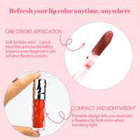 Gloss à lèvres brillant multicolores personnalisé, vente en gros, hydratant, longue tenue, teinte parfaite, cadeau cosmétique