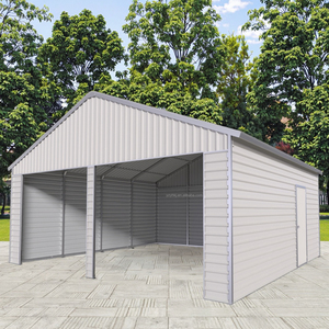 SG2119-H250-2ER/h thép mạ kẽm nhà để xe Bộ dụng cụ Đúc Sẵn 2 xe kim loại nhà để xe xây dựng <span class=keywords><strong>Kit</strong></span> - Product Image 1