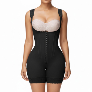 Wholesale Breathable Plus Size Extreme Compression Hourglass Waist Trainer Lumbar Fajas Corset <b>Tummy</b> <b>Control</b> Butt Lifter - Product Image 5