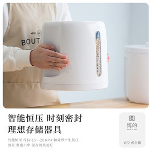 Vacuum Rice <b>Storage</b> Container 7L 12L Cylinder Sealed Insect Proof Moisture Proof <b>Kitchen</b> Food Grade - Product Image 3