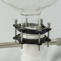 Condenseur en verre borosilicate de laboratoire pour distillation chimique, refroidissement par reflux et récupération de solvants