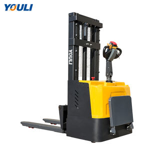 उच्च गुणवत्ता पूर्ण इलेक्ट्रिक फोर्कलिफ्ट 1500 किग्रा भारोत्तोलन ऊंचाई 2 मीटर मिनी इलेक्ट्रिक स्टेकर फोर्कलिफ्ट सस्ती कीमत - Product Image 1