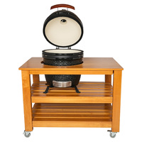 SEB KAMADO Luxus Keramik Grill Kamado Grill BBQ Grill Holzkohle Raucher mit Tisch Outdoor Küche Garten