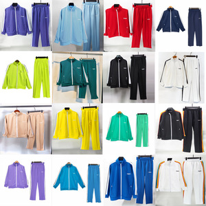 Unisex Casual Sportswear Men's <strong>Color</strong> <strong>Block</strong> Sports Suit Angel Angels Knitted Jacket Pants with Hood Unisex Hoodie <strong>Sweatshirt</strong> Set