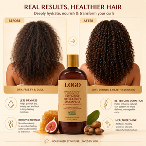 Intensive Hydration Hair <b>Shampoo</b> Bulk Supply <b>with</b> Honey and Mafura Oil for Hair Damage Repair and Shine - Product Image 5