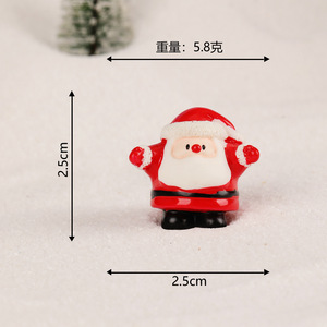 Decorazione Natalizia: Babbo Natale, Pupazzo di Neve, Paesaggio in Miniatura, Ornamento per Bonsai Fai-da-Te, Scena Innevata, Leone Marino - Product Image 6