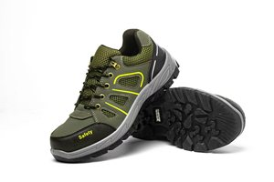 Zapatos de Seguridad JIANKUN Ligeros de Alta Calidad, Microfibra y Malla, Transpirables, Anti-Aplastamiento/Pinchazos/Electricidad Estática, Antideslizantes, de PU - Product Image 4