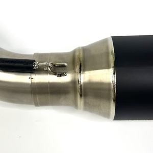 Système d'échappement de course pour moto, tuyau de liaison modifié en fibre de carbone, silencieux à enfiler pour HONDA CBR1000RRR 2021-2026 - Product Image 2