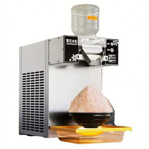 Machine à glace pilée électrique commerciale haute vitesse en acier inoxydable pour Bingsu et cônes de neige - Product Image 6