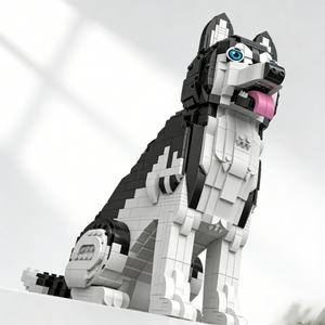 Modèle de Husky Sibérien à Construire en Gros OEM, Jouet de Haute Qualité, Blocs de Construction Éducatifs Créatifs pour Enfants, Assemblage Amusant - Product Image 4
