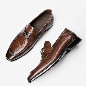 รองเท้าอ๊อกฟอร์ดสำหรับผู้ชาย, รองเท้าหนังแท้คุณภาพดีกันน้ำกันลื่นน้ำหนักเบาดีไซน์หรูหราสำหรับฤดูใบไม้ร่วง - Product Image 1