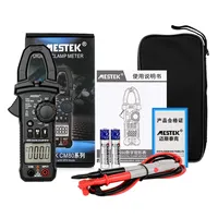 Harga Terbaik Mestek CM81 6000 Counts Heavy Duty 200A AC MINI 1.2 inci (30mm) Open Jaw Clamp Meter High Voltage Clamp Meter