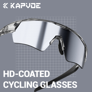 Kính thể thao đạp xe hình trụ Polycarbonate độ phân giải cao, độ tương phản cao, mẫu mới 2026, chống tia UV400, dùng ngoài trời - Product Image 2