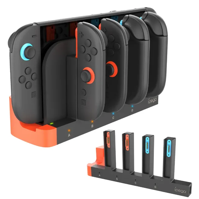 Magnetic Charger Station for Nintendo  2 Joy con Accessories 4-Slot  2 Joycon Controller Charging Dock NS2 2015 NEW