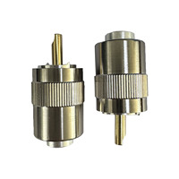 Connecteur UHF-J4 haute performance, connecteur UHF mâle pour câble de communication 50-4 RG59