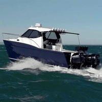 Gogel — bateau de pêche en aluminium de 7.3m, 24 pieds, vitesse d'arrosage comme bateau de pêche et yacht en vente, approuvé CE