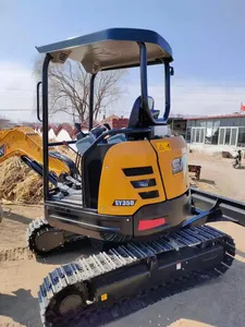 Hot Sale Factory Supply SY35U Sany Mini Crawler Excavator High Performance Compact Powerful Reliable <b>Machine</b> For <b>Construction</b> - Product Image 1