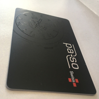 Carte de visite numérique NFC personnalisée pour les médias sociaux, noir mat, carte de garantie NFC, 13,56 MHz RFID, PVC imperméable, carte de fidélité avec F08